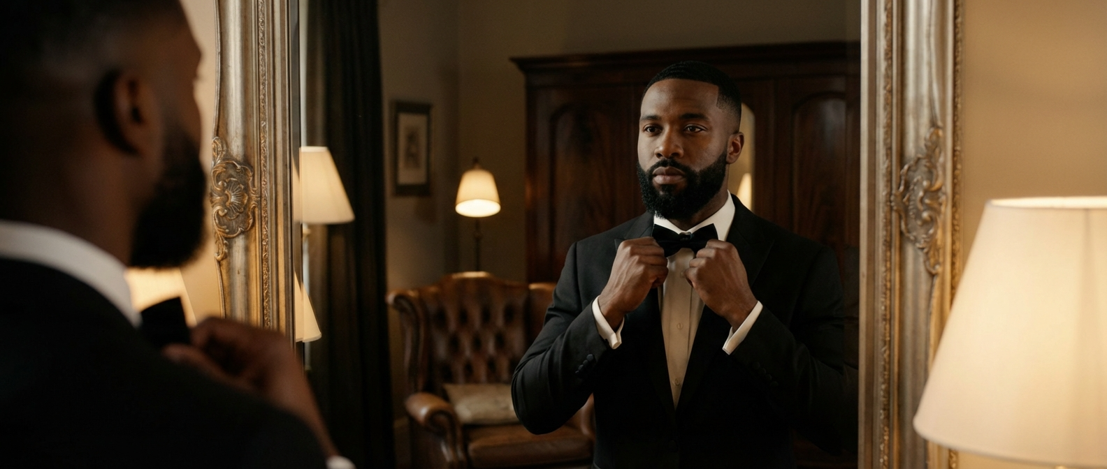 Gentleman looking over a city skyline